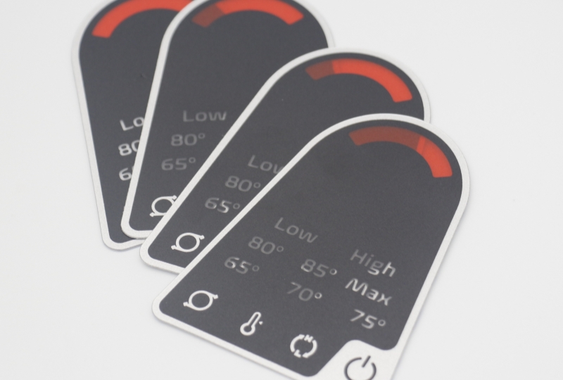 Waterproof PVC film labels for electronics and automotive applications