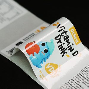 BrandX's custom waterproof pearlized labels for skincare products