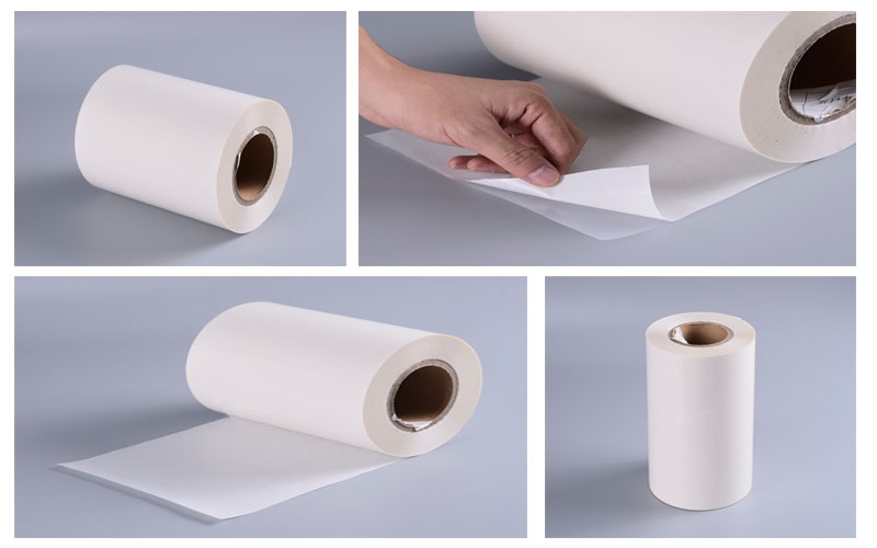 Eco-friendly cellulose labels applied to glass jar showing clear adhesive performance