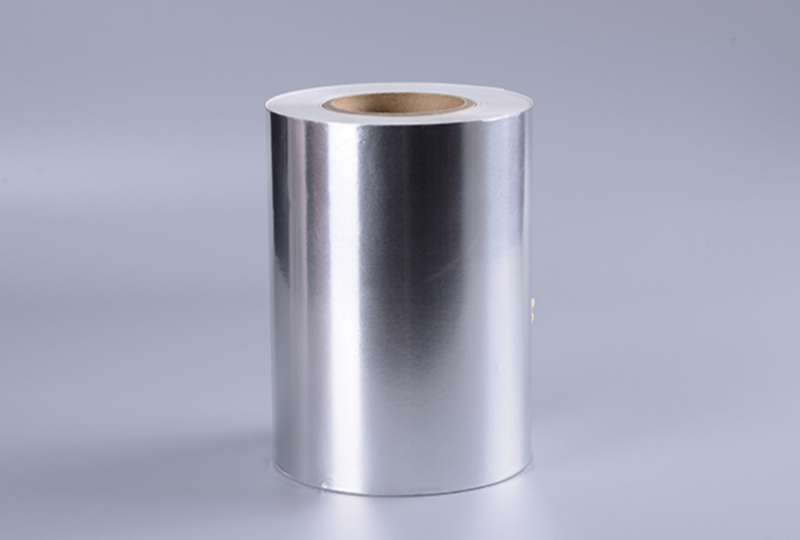 Tamper-evident pure aluminum foil seal on pharmaceutical bottle protecting medicine freshness