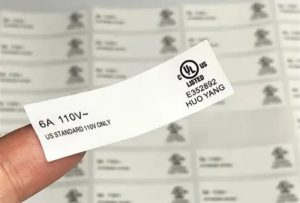 synthetic labels on metal part for high temperature resistance and industrial traceability